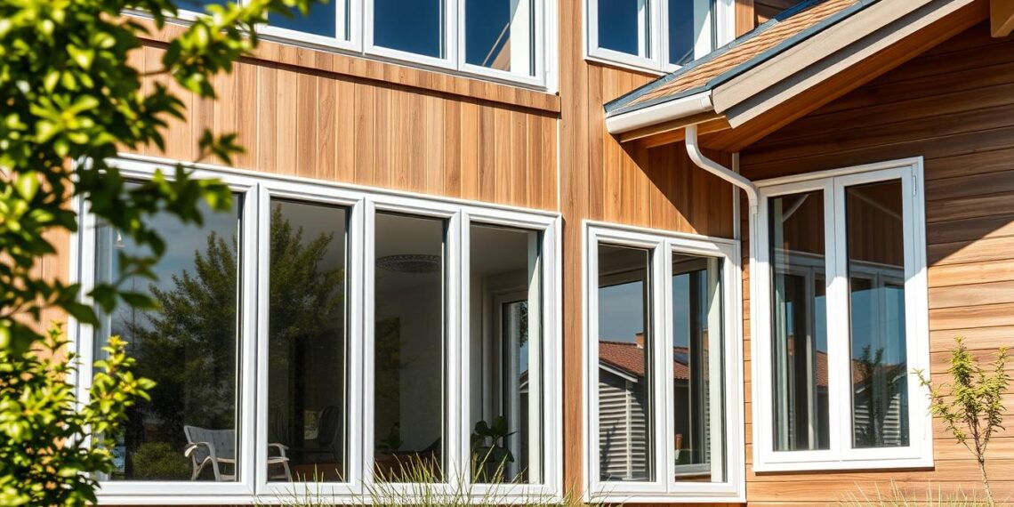 Moderne Kunststofffenster für langlebige Häuser