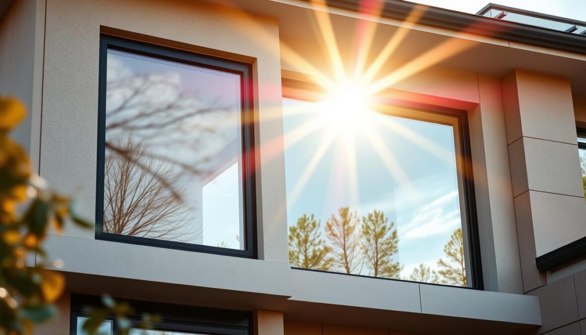 Moderne Kunststofffenster für zeitgemäße Wohnhäuser