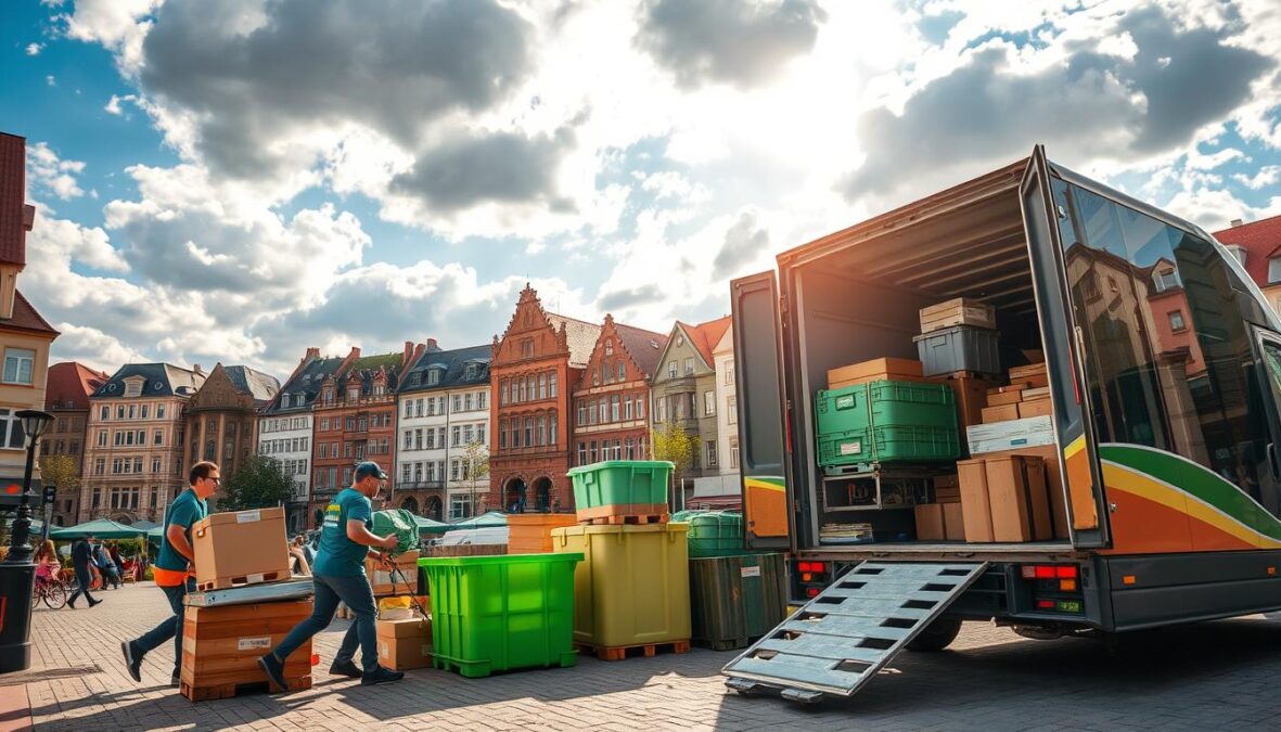 Ökologischer Umzug Heidelberg durch Beiladung